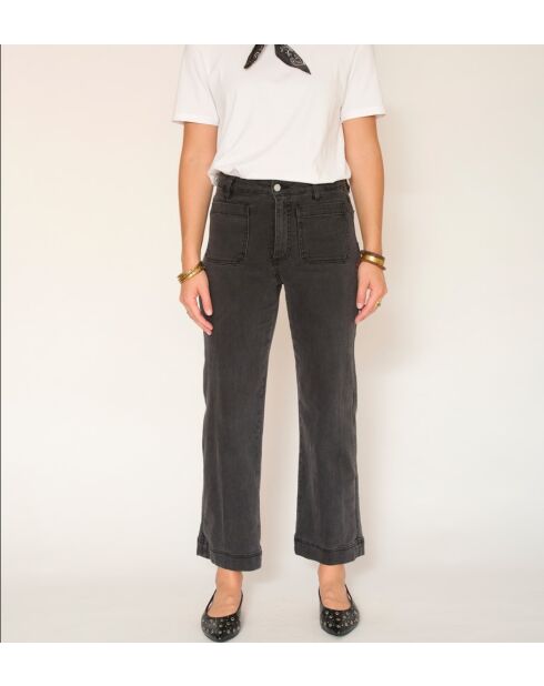 De Frida Power Stretch zwarte katoenen jeans