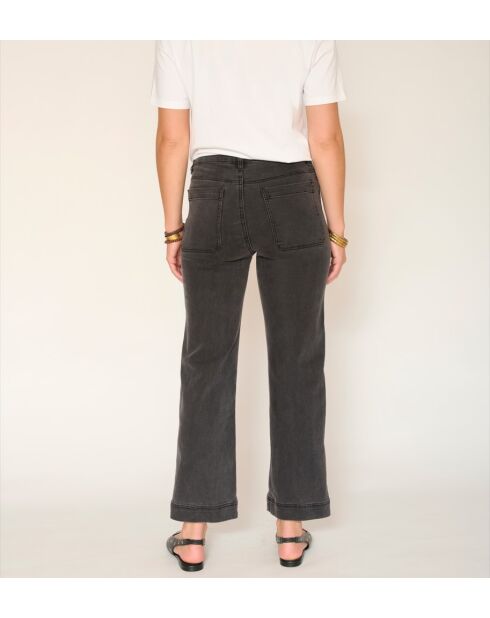De Frida Power Stretch zwarte katoenen jeans