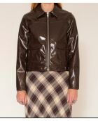 Chaqueta marrón vainilla