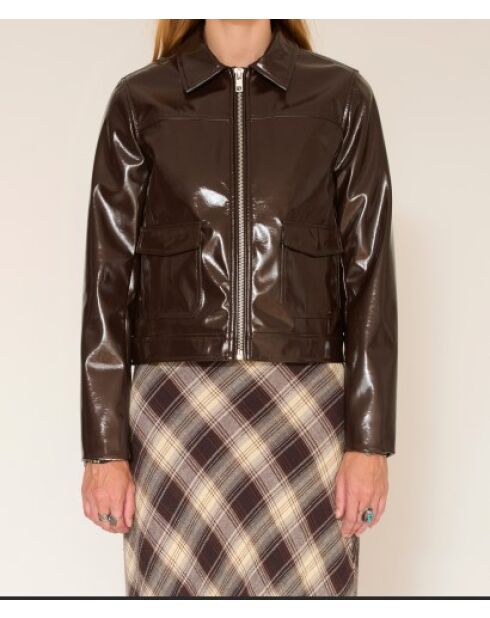 Chaqueta marrón vainilla