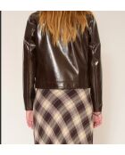 Chaqueta marrón vainilla
