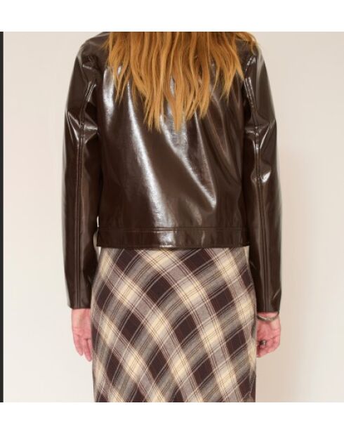 Chaqueta marrón vainilla