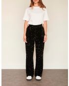 Pantalon Paillette noir