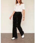 Pantalon Paillette noir