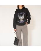Simy sweatshirt van zwart katoen