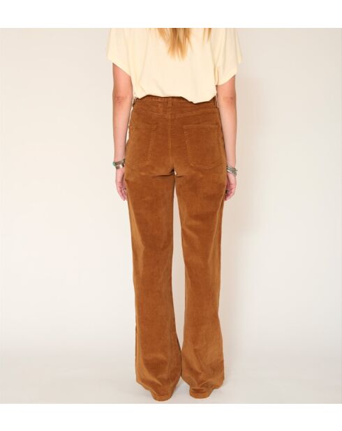Camelfarbene Baumwolljeans von Jagger Velvet