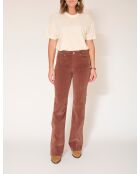 De Harley Soft Corduroy koffiebroek van katoen