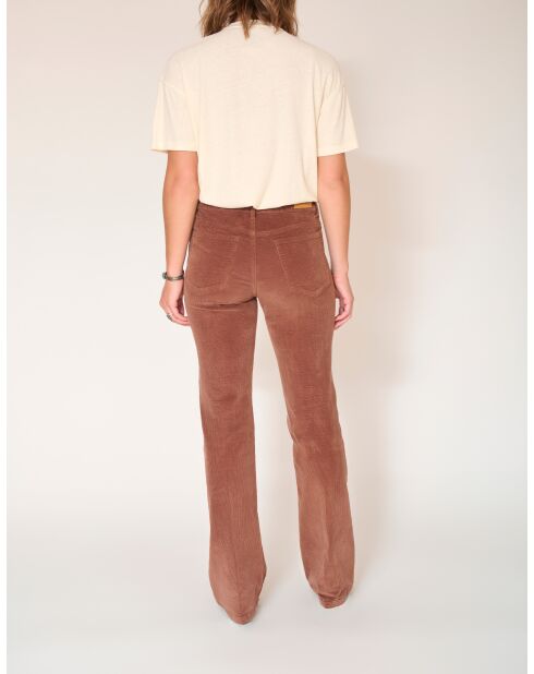 Los pantalones Harley Soft Corduroy de algodón café
