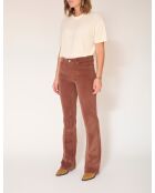 De Harley Soft Corduroy koffiebroek van katoen