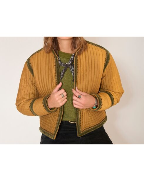 Veste en coton Vushan tapenade