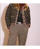Viventi schwarze Baumwolljacke