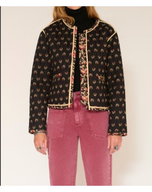 Viventi schwarze Baumwolljacke