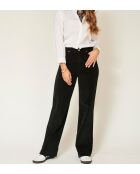 Die schwarze Baumwollhose Pia New Velvet VL