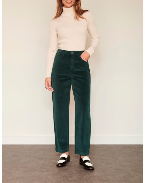 Peacock Soft Corduroy agathe katoenen broek