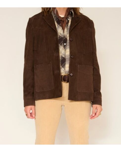 Viriato braune Lederjacke