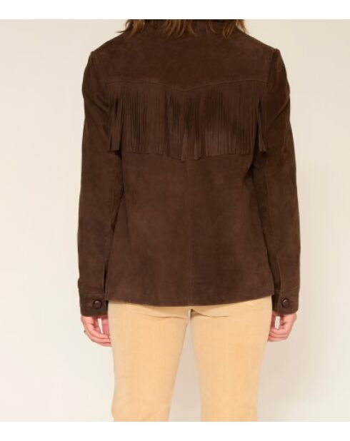 Viriato braune Lederjacke