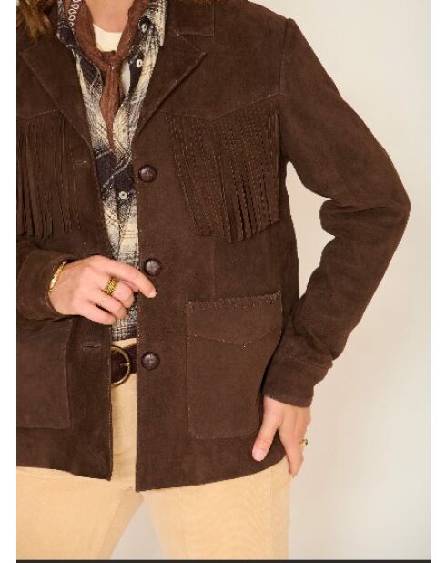 Viriato braune Lederjacke
