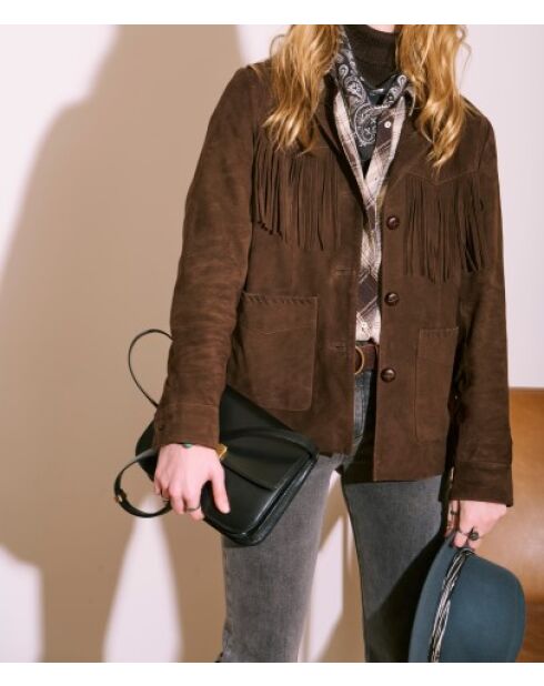Viriato braune Lederjacke