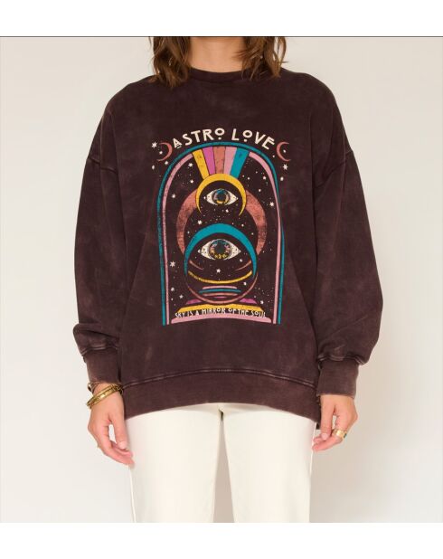 Bruine katoenen sweater Scott
