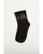 Calcetines Louna de algodón negros