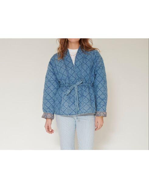 Blaue Vecchio-Baumwolljacke