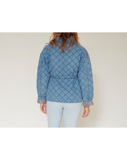 Blaue Vecchio-Baumwolljacke