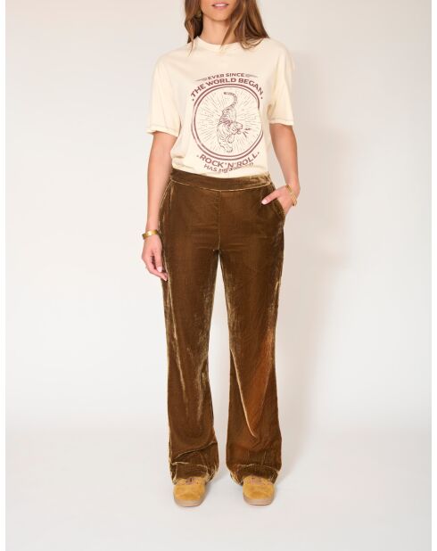 Pantaloni Parky bronze