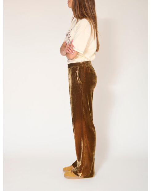 Pantaloni Parky bronze