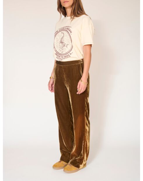 Pantaloni Parky bronze