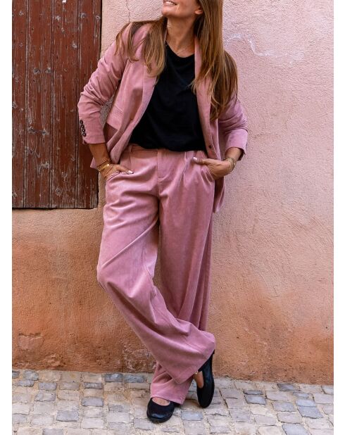 Prune Sweety Cord VL blush katoenen broek