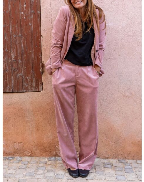 Prune Sweety Cord VL blush katoenen broek