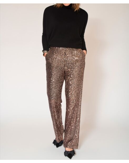 Pantalon Prisme bronze