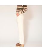 Pantalones Pelly Sunset Drill de algodón color crema
