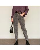 Pantixo Schwarze Charleston-graue Baumwolljeans