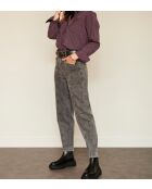 Pantixo Schwarze Charleston-graue Baumwolljeans