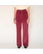 The James Soft Corduroy Jeans aus rubinroter Baumwolle