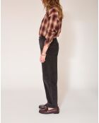 Perrine Soft Corduroy zwarte katoenen broek