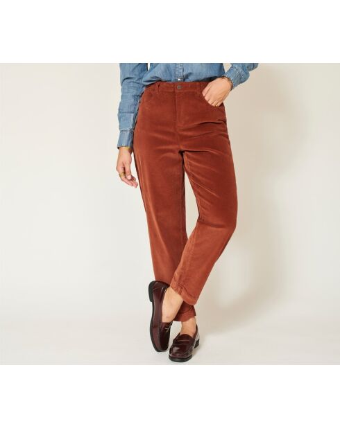 Peacock Soft Corduroy broek van kokoskatoen