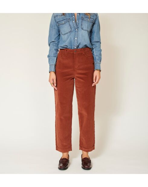 Peacock Soft Corduroy broek van kokoskatoen
