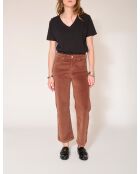 De Linda Soft Corduroy koffiebroek van katoen