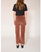 De Linda Soft Corduroy koffiebroek van katoen