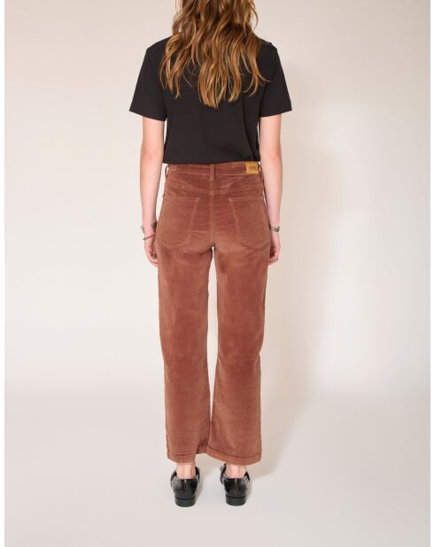 De Linda Soft Corduroy koffiebroek van katoen