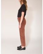 De Linda Soft Corduroy koffiebroek van katoen
