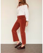 De Linda Soft Corduroy broek van kokoskatoen