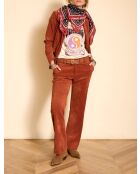 De Linda Soft Corduroy broek van kokoskatoen