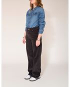 Schwarze Baumwollhose The Jagger Soft Corduroy