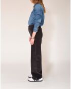 Schwarze Baumwollhose The Jagger Soft Corduroy