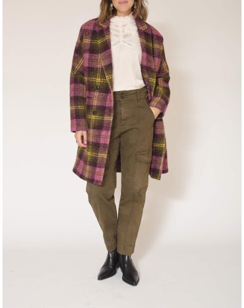 Cappotto in lana Melva multicolor