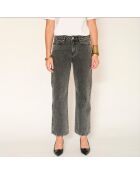 The Morrison Black Denim Jeans aus Baumwolle in grauer Waschung