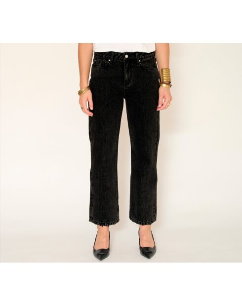 The Morrison Black Denim schwarze Baumwolljeans